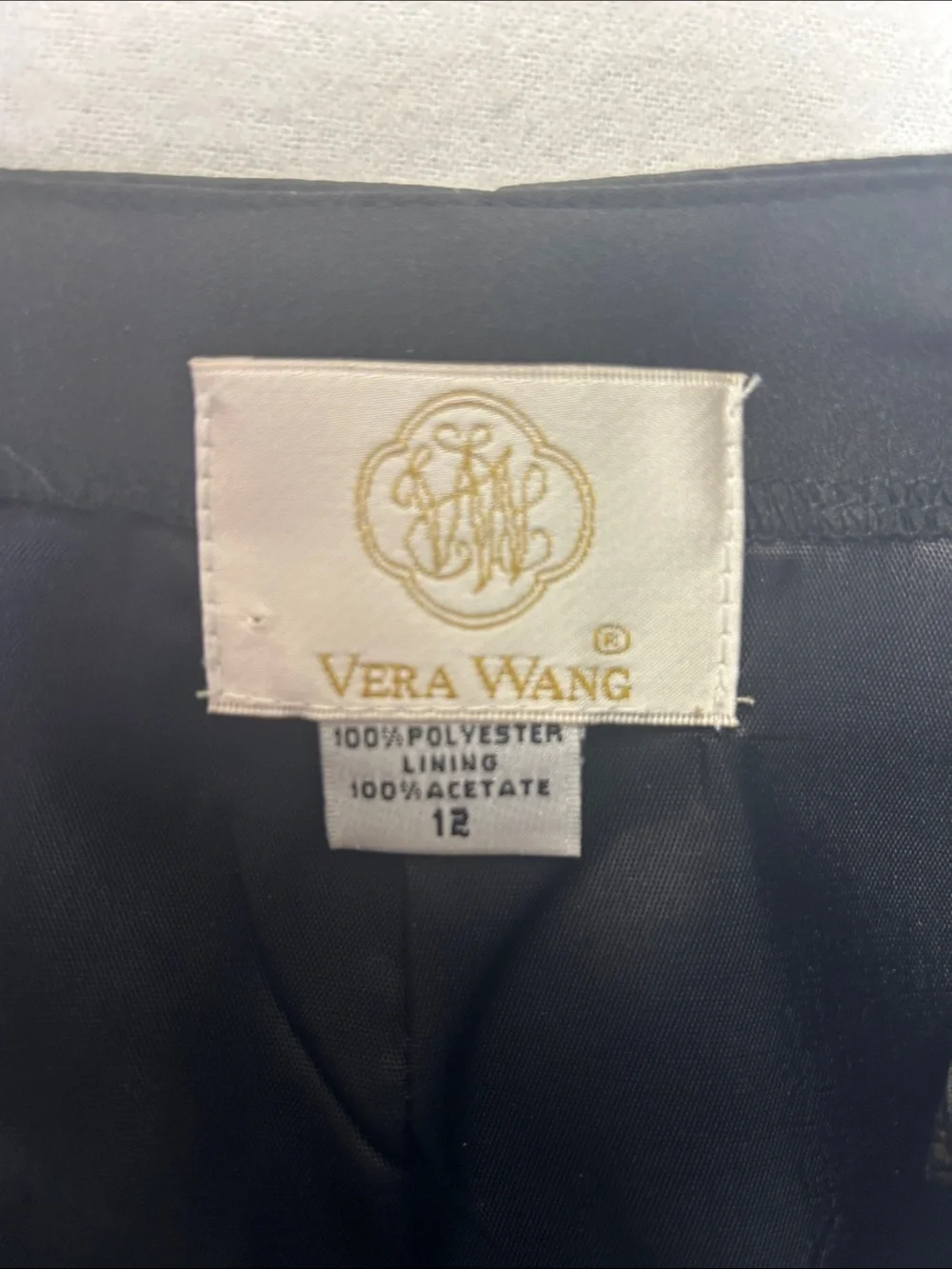 Vera Wang Black Maxi Skirt - Elegant A-Line Silhouette